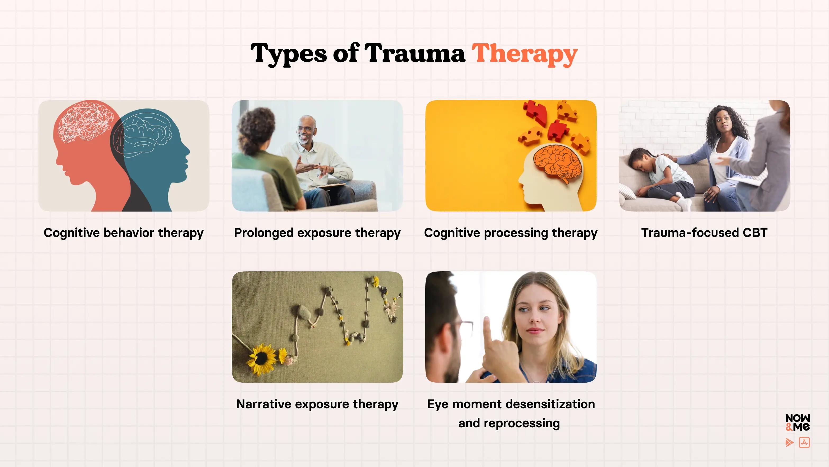 types of trauma therapy